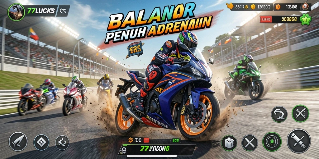 Gameplay seru dan adrenalin tinggi dalam 77LUCKS.