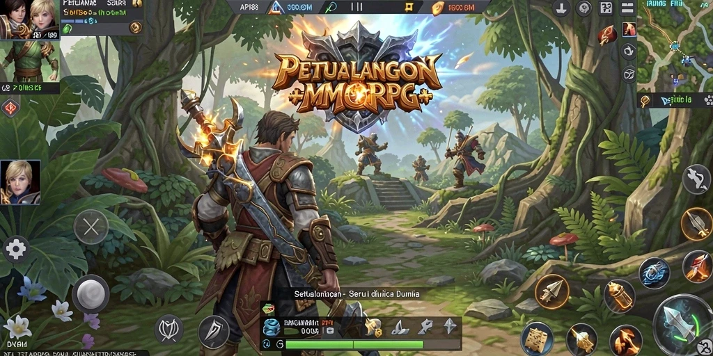 Tampilan gameplay seru dalam petualangan dunia API88.