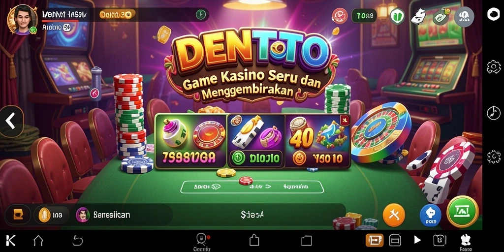 Menggambarkan gameplay yang mengasyikkan dan penuh aksi di DENTOTO.