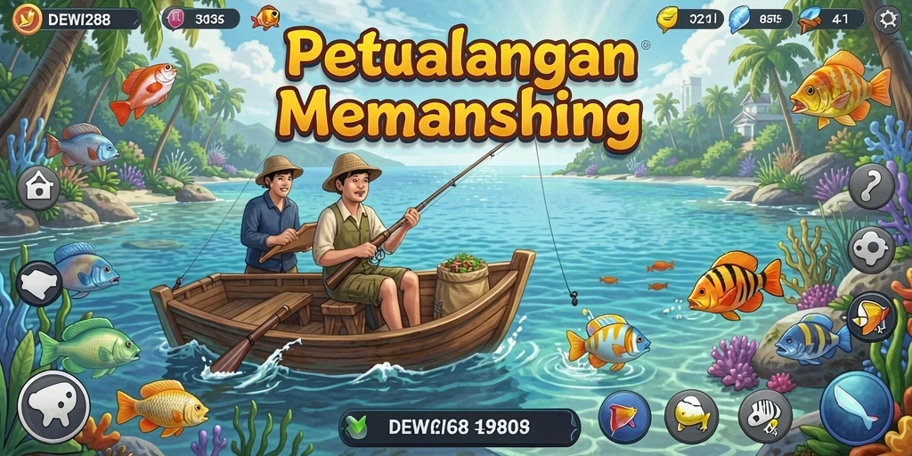 Tangkapan ikan yang besar dalam DEWI288, sempurna untuk penggemar Fishing.