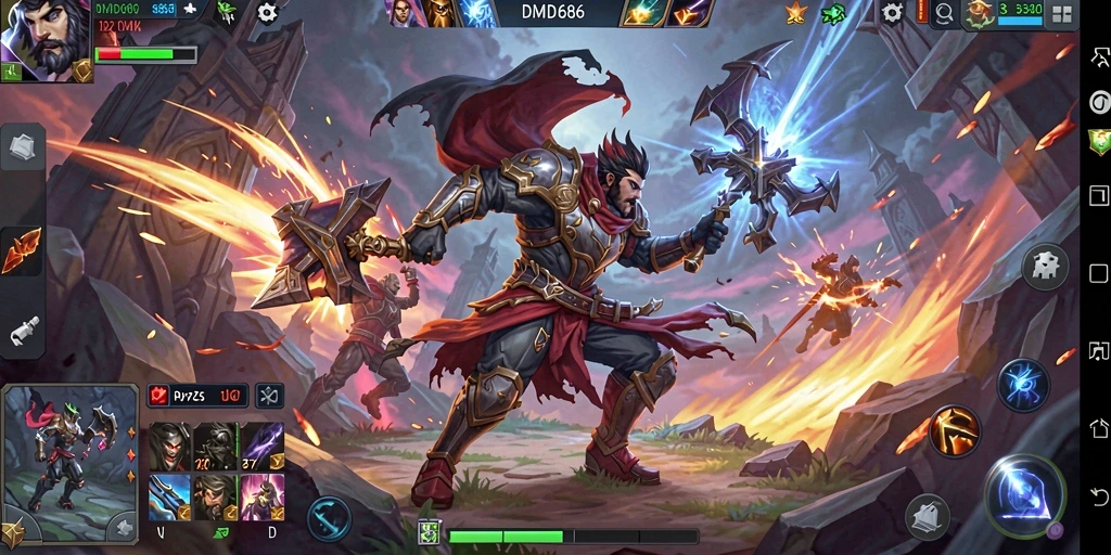 Tampilan gameplay DMD686 yang menegangkan dan penuh aksi.
