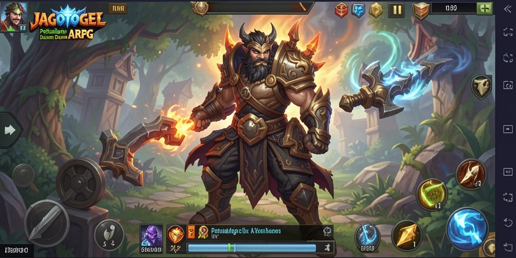 Tampilan gameplay ARPG JAGOTOGEL yang mendebarkan.