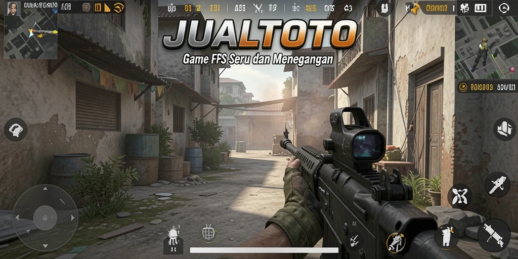 Tampak gaya aksi seru dari gameplay JUALTOTO.