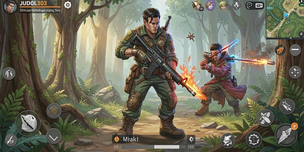 Tangkapan layar yang menunjukkan aksi seru dalam gameplay <strong>JUDOL303</strong>.