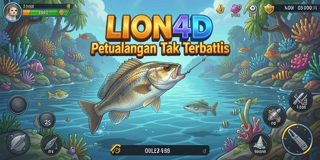 Tangkapan ikan yang menakjubkan di LION4D.