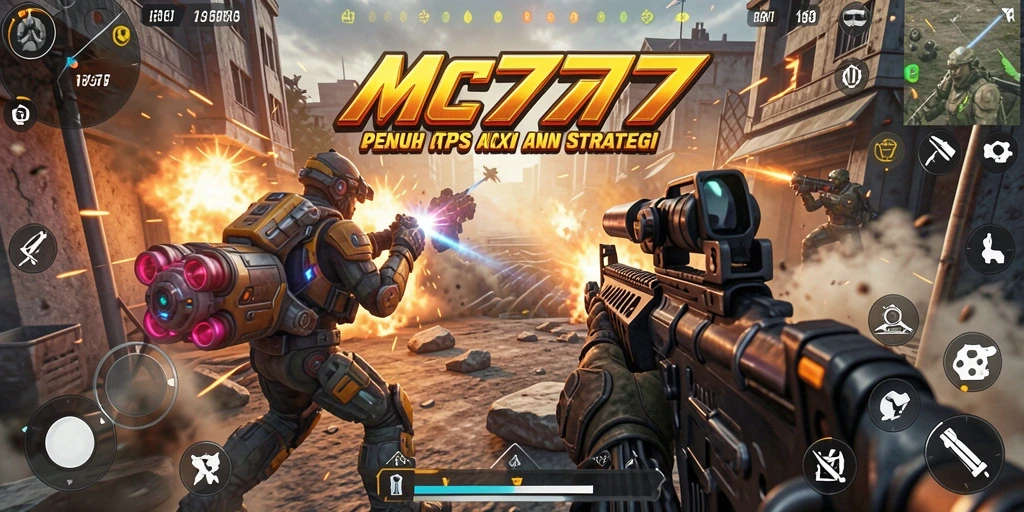Tampilan gameplay seru <strong>MC777</strong> dalam pertempuran intens.