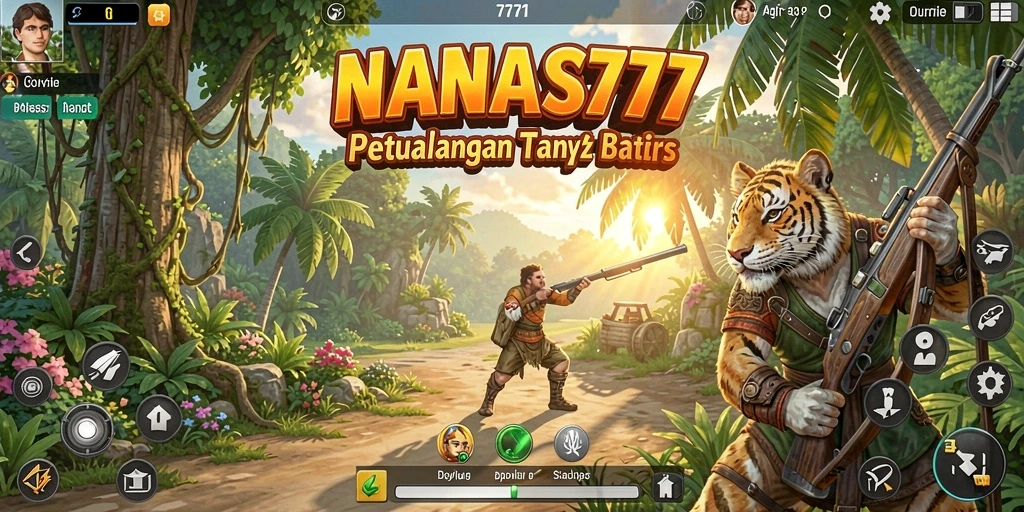 Screenshot gameplay NANAS777 menampilkan eksplorasi dunia terbuka yang menakjubkan.