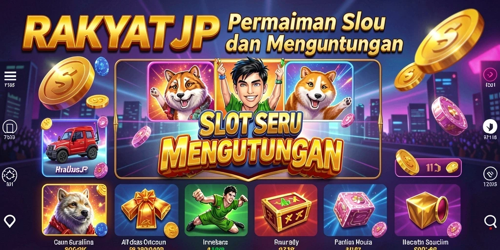 Tampilan gameplay RAKYATJP yang seru dan menarik.