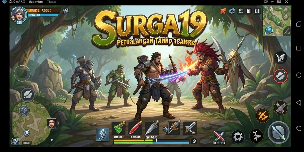 Tampilan gameplay SURGA19 yang menakjubkan dalam dunia Open World.