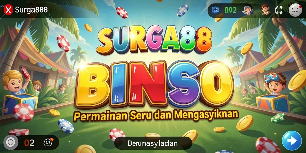 Tampilan gameplay seru di SURGA88 dengan fitur Bingo yang menarik.