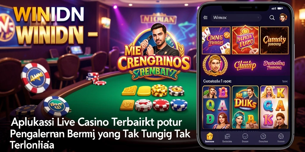 Tampilan gameplay menarik dari WINIDN untuk pengalaman Live Casino.