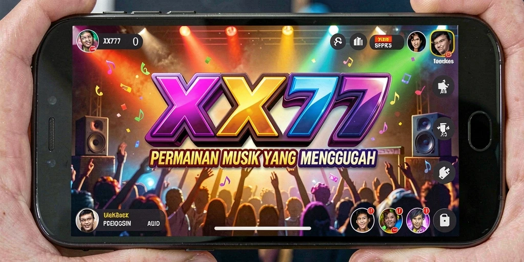 Tampilan gameplay XXX777 yang penuh warna dan atraktif.